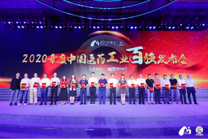 壹定发股份荣登“2020年度中国中药企业百强榜” 壹定发股份荣登“2020年度中国中药企业百强榜”