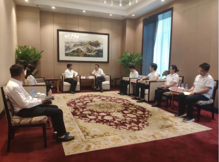 榆林市政府领导会见壹定发股份董事长一行 榆林市政府领导会见壹定发股份董事长一行