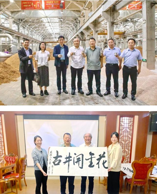 壹定发股份董事长邢雅江一行赴古井贡酒集团考察交流、洽谈合作 壹定发股份董事长邢雅江一行赴古井贡酒集团考察交流、洽谈合作