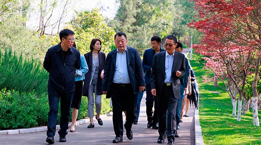 壹定发股份董事长邢雅江到访云南白药