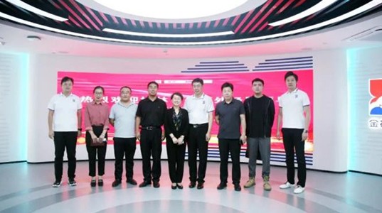 榆林市政府领导一行莅临壹定发股份考察交流